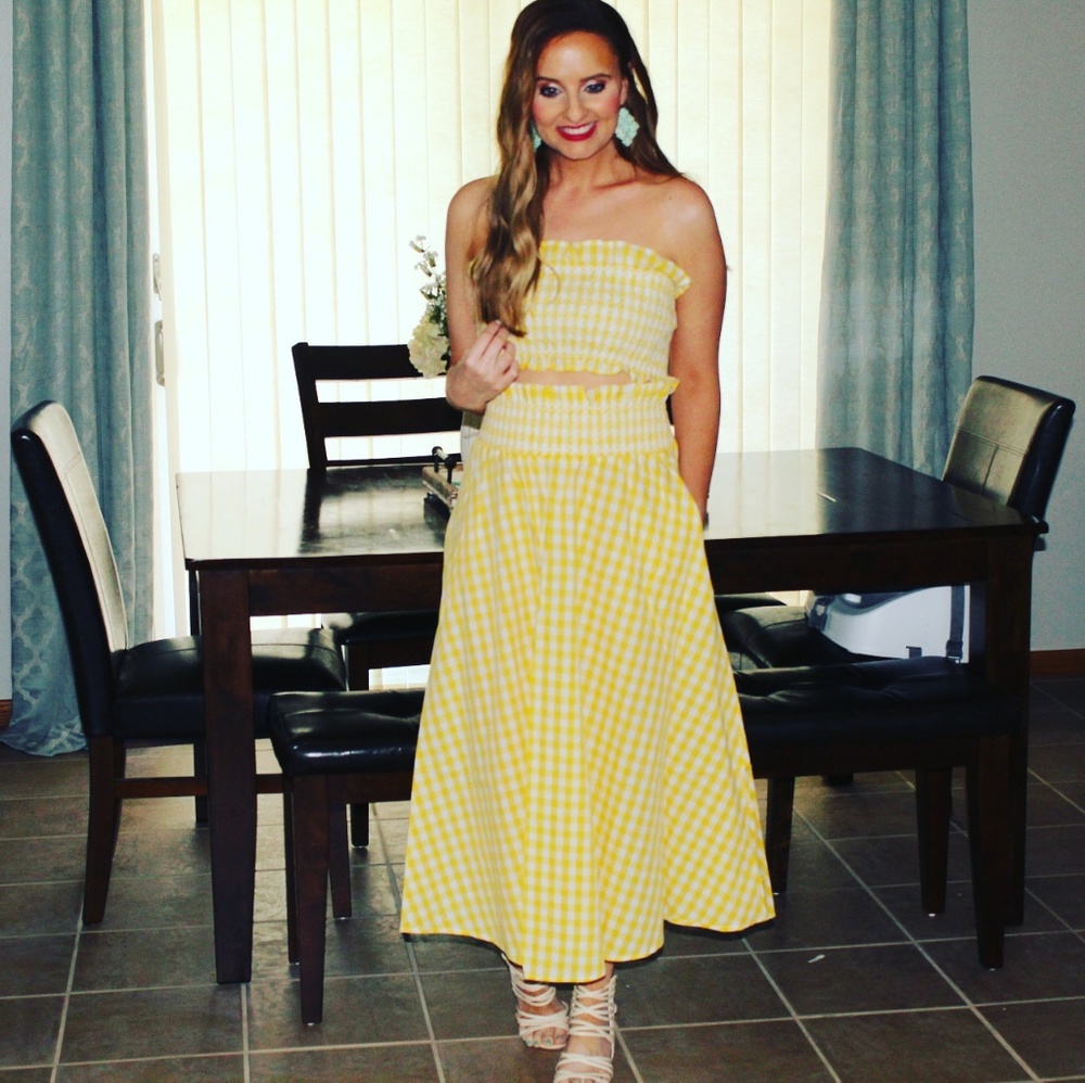 Matching skirt set